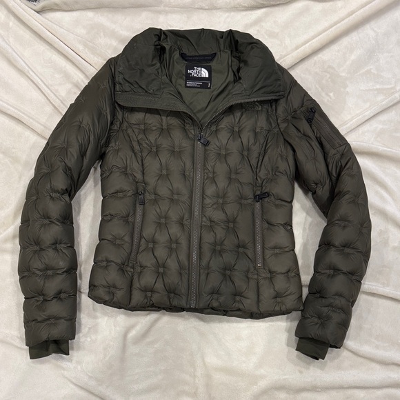 The North Face Women's Dark Green Down Jacket-size S